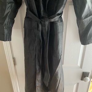 Faux leather trench coat Zara